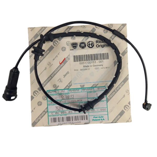 Czujnik zużycia klocków hamulcowych FIAT CROMA - 51700153 - Nowy - Oryginalny