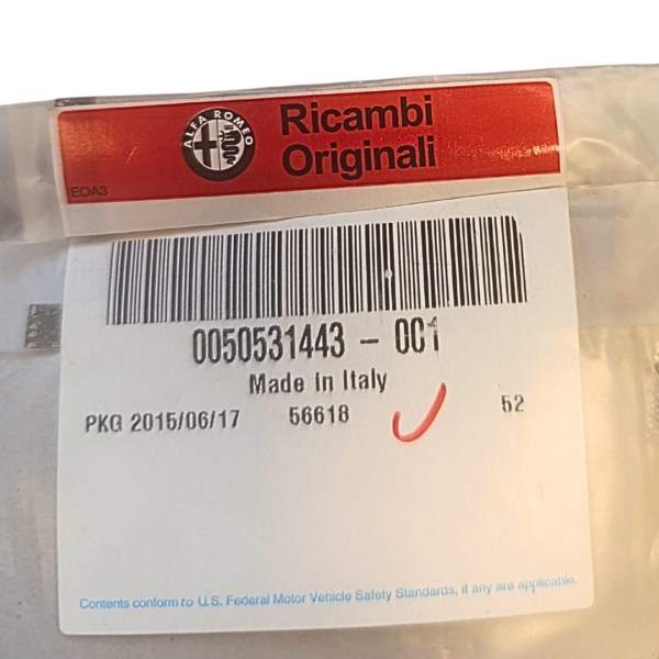 Logo znaczek emblemat napis QV Line Giulietta nowy oryginalny 50531443 - obrazek 5