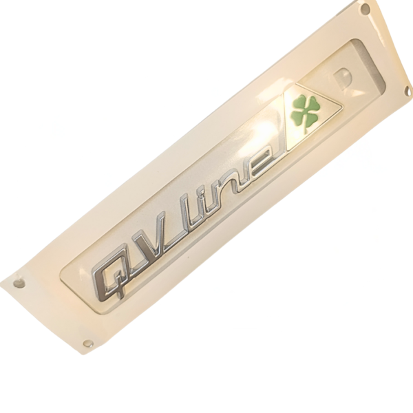 Logo znaczek emblemat napis QV Line Giulietta nowy oryginalny 50531443 - obrazek 2